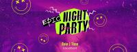 Night Party Facebook Cover example 1