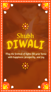 Peaceful Diwali Greeting Instagram Story