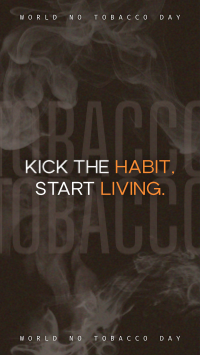 No Tobacco Day Typography Instagram Story
