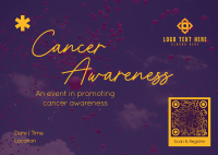 Cancer Awareness Event Postcard