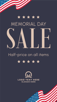 Memorial Day Sale Instagram Story Design