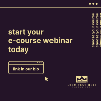 E-Course Webinar Instagram Post