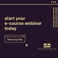 E-Course Webinar Instagram Post Image Preview