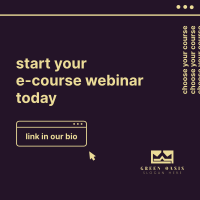 E-Course Webinar Instagram Post Image Preview