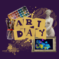 Art Day Collage Instagram Post