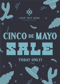 Cinco De Mayo Confetti Sale Poster