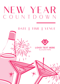 Countdown Fireworks Poster