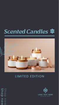 Limited Edition Scented Candles Instagram Story