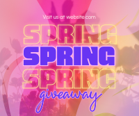 Exclusive Spring Giveaway Facebook Post