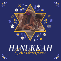 Hanukkah Family Instagram Post Design