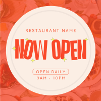 Quirky Restaurant Business Instagram Post Design