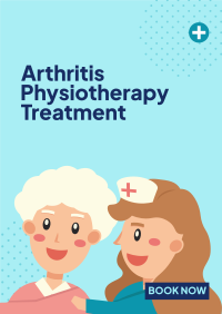 Elderly Physiotherapy Treatment Flyer