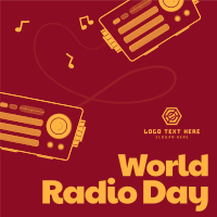 Radio Day Event Instagram Post