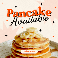 Pancakes Now Available Instagram Post Image Preview