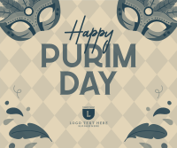 Purim Day Event Facebook Post