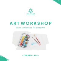 Art Class Workshop Instagram Post Image Preview