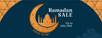 Ramadan Moon Discount Facebook Cover Image Preview