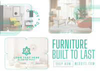 Shop Furniture Selection Postcard