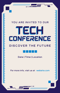 Cyber Tech Business Invitation