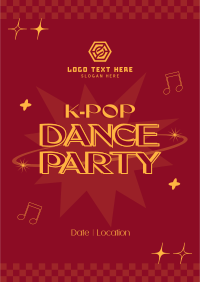 Kpop Y2k Party Poster