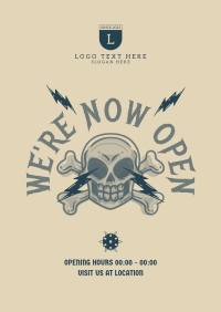 Tattoo Shop Opening Poster