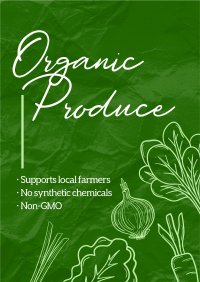 Organic Produce Poster