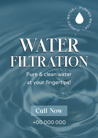 Water Filter Business Flyer