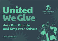 Charity Empowerment Postcard