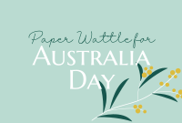 Golden Wattle  for Aussie Day Pinterest Cover Design