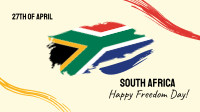 South Africa Freedom Day Zoom Background