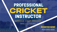 Professional Cricket Coach Animation