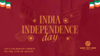 India Independence Symbols Animation