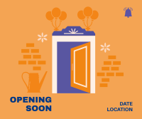 Opening Soon Door Facebook Post