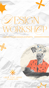 Modern Design Workshop Instagram Reel Image Preview