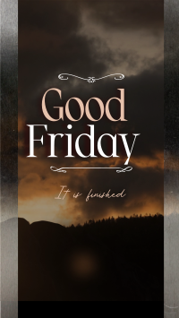 Peaceful Good Friday TikTok Video Design