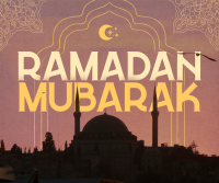 Traditional Ramadan Greeting Facebook Post