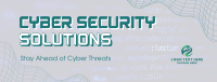 Cyber Security Futuristic Facebook Cover Image Preview