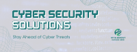 Cyber Security Futuristic Facebook Cover Image Preview