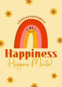 Spread Happiness Poster