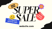 Y2K Super Sale Facebook Event Cover Design