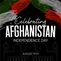 Afghanistan Independence Day Instagram Post Design