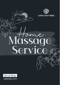 Home Massage Service Flyer