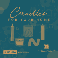 Fancy Candles Instagram Post Design