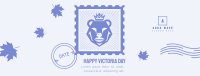 Victoria Day Bear Stamp Facebook Cover Image Preview