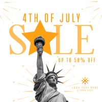 4th of July Sale Instagram Post