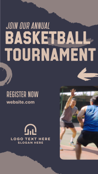 Basketball Tournament Facebook Story