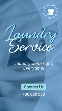 Professional Dry Cleaning Laundry Instagram Reel