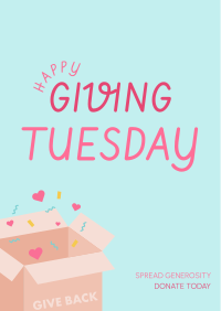 Cute Giving Tuesday Flyer