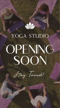 Yoga Studio Opening Instagram Reel