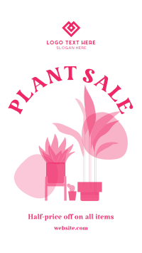 Quirky Plant Sale Facebook Story